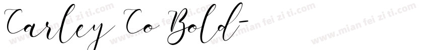 Carley Co Bold字体转换
